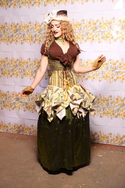 40. Mini Fairy Skirt In Thistle And Teacakes Floral - The Leave It To Beaver Collection