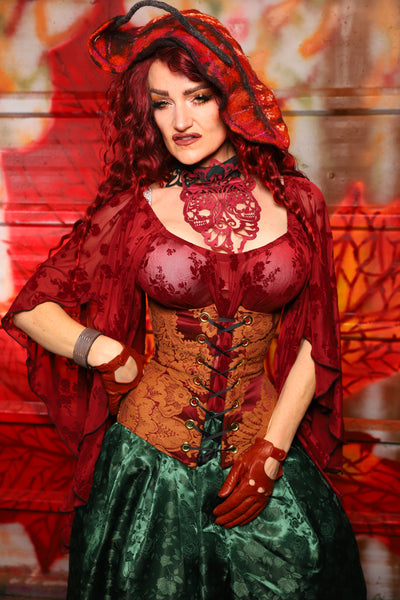 27. Wench Underbust Corset in Opera Box - The Sensual Solstice Collection