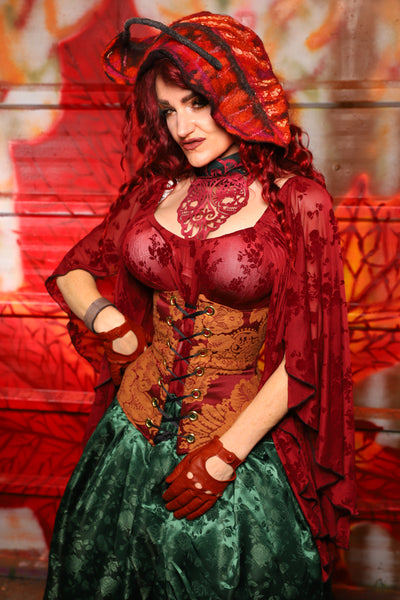 27. Wench Underbust Corset in Opera Box - The Sensual Solstice Collection