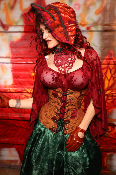 27. Wench Underbust Corset in Opera Box - The Sensual Solstice Collection