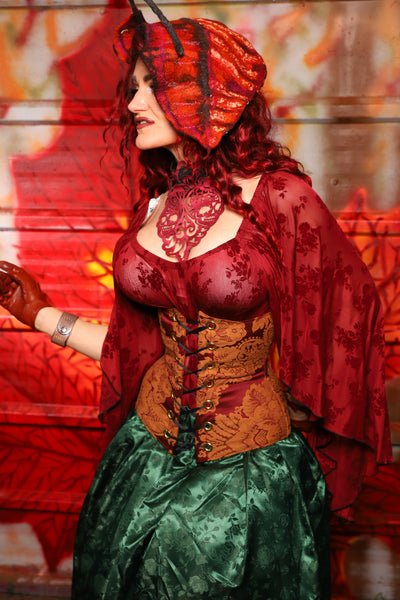 27. Wench Underbust Corset in Opera Box - The Sensual Solstice Collection