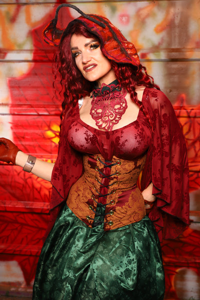 27. Wench Underbust Corset in Opera Box - The Sensual Solstice Collection