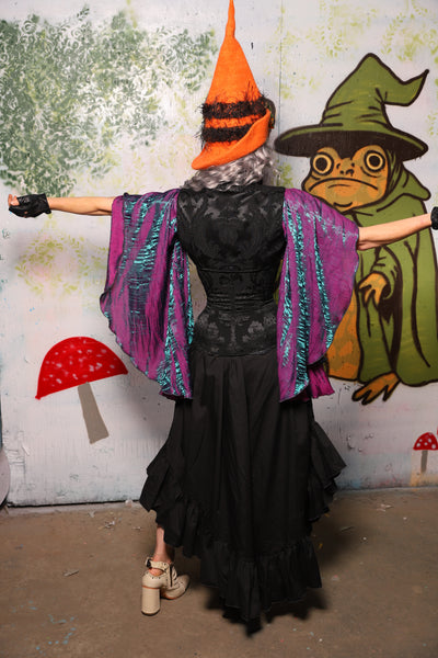 Flutterfall Trousers in Black Cotton Broadcloth - Spooky Saturday Part 2