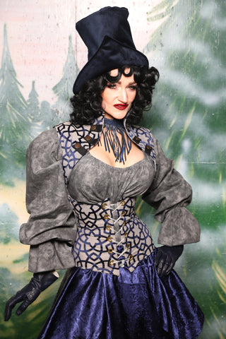 Regency Top Hat in Midnight Velvet - Day 1 of 12 Days of Christmas