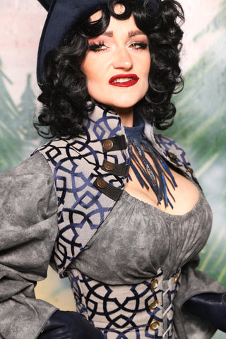 Sgt Pepper Vest in Midnight Lattice - Day 1 of 12 Days of Christmas