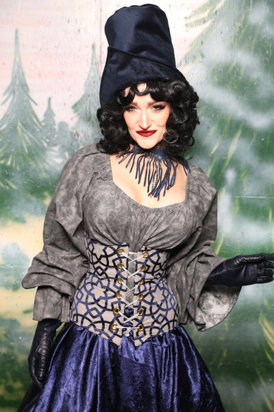 Petite Wench Corset in Midnight Lattice - Day 1 of 12 Days of Christmas