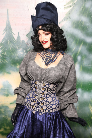 Petite Wench Corset in Midnight Lattice - Day 1 of 12 Days of Christmas