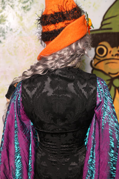Sgt. Pepper Vest in Pitch Black Medallion - Spooky Saturday Part 2