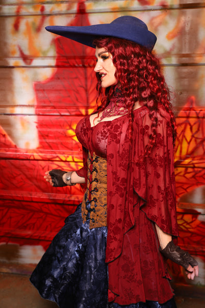 25. Wench Underbust Corset in Midnight Box - The Sensual Solstice Collection