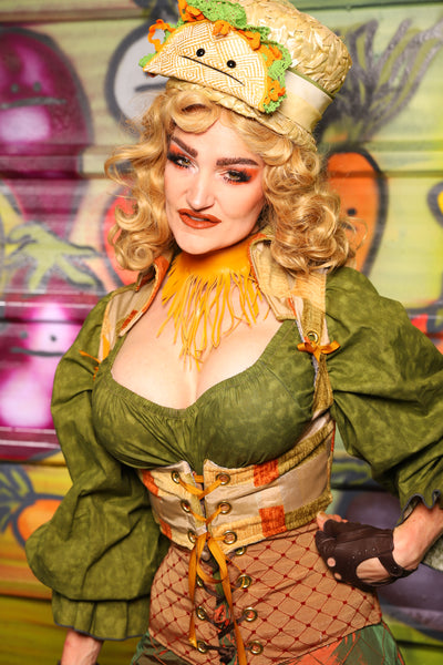 Cropped Vixen in Taco Tuesday Geometry- "Taco Monday! Celebrating 22 Years of Damsel"