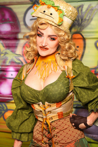 Cropped Vixen in Taco Tuesday Geometry- "Taco Monday! Celebrating 22 Years of Damsel"