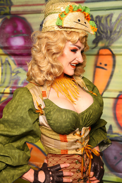 Cropped Vixen in Taco Tuesday Geometry- "Taco Monday! Celebrating 22 Years of Damsel"