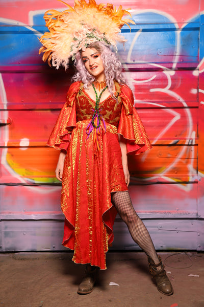 03. Crescent Skirt in "Here Comes the Sun" Shimmer - A Chest Full of Jewels Collection