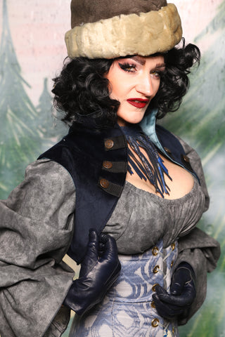 Sgt Pepper Vest in Midnight Velvet - Day 1 of 12 Days of Christmas