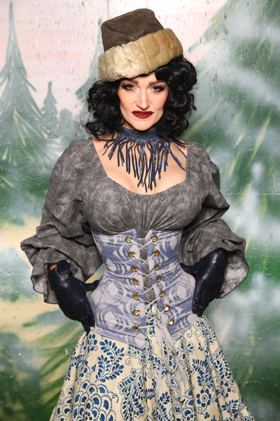 Torian Corset in Frozen Current - Day 1 of 12 Days of Christmas