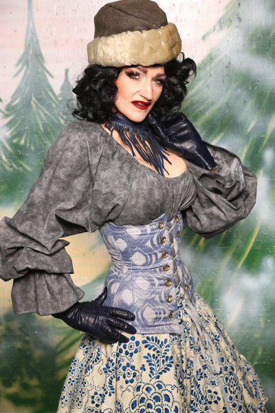 Torian Corset in Frozen Current - Day 1 of 12 Days of Christmas