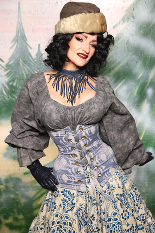 Torian Corset in Frozen Current - Day 1 of 12 Days of Christmas
