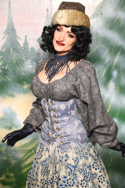 Torian Corset in Frozen Current - Day 1 of 12 Days of Christmas