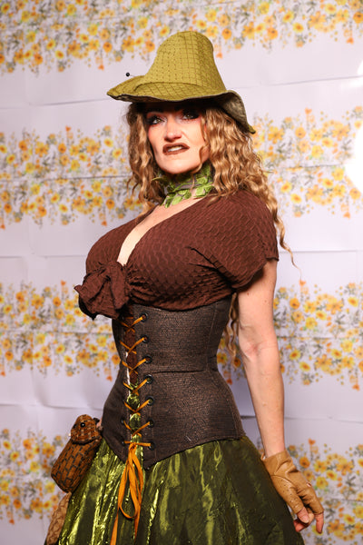 65. Wench Corset In Barkcloth - The Leave It To Beaver Collection