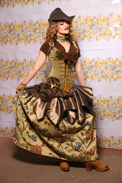 41. Mini Fairy Skirt In Twig Taffeta - The Leave It To Beaver Collection