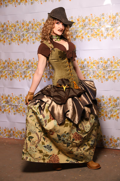 41. Mini Fairy Skirt In Twig Taffeta - The Leave It To Beaver Collection