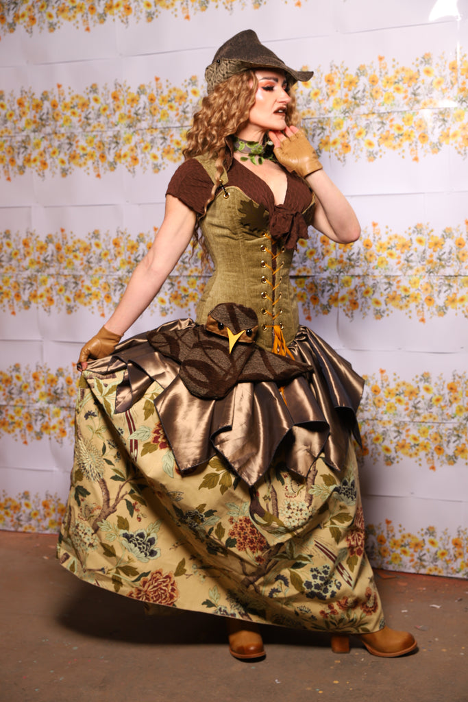 41. Mini Fairy Skirt In Twig Taffeta - The Leave It To Beaver Collecti Damsel in this Dress Corsets 41. Mini Fairy Skirt In Twig Taffeta - The Leave It To Beaver Collecti Damsel in this Dress Corsets