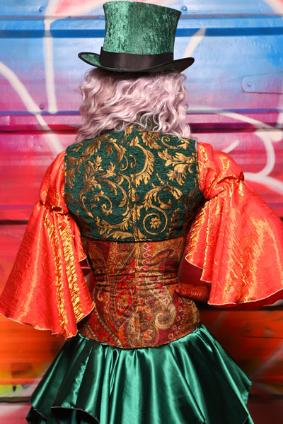 30. Petite Wench Underbust Corset in Spice Caravan - A Chest Full of Jewels Collection