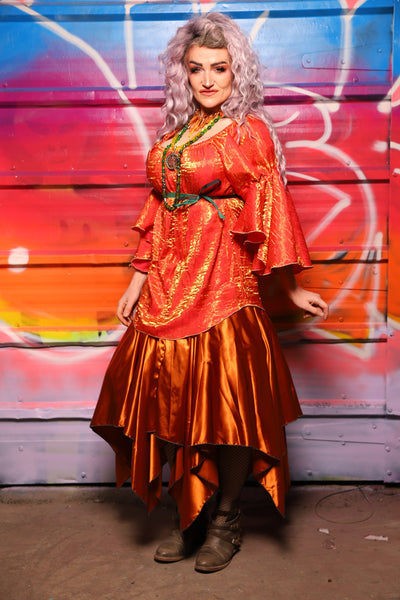 18. Flounce Blouse in "Here Comes the Sun" Shimmer - A Chest Full of Jewels Collection