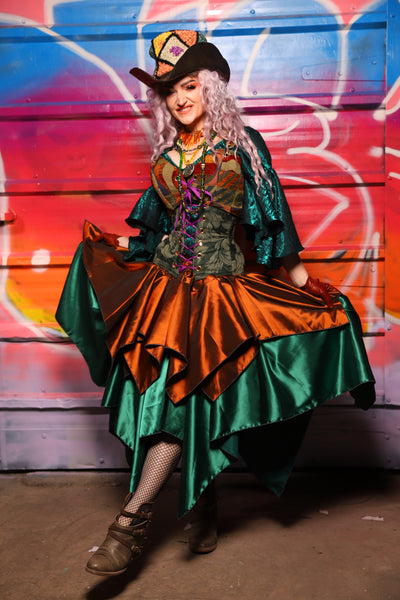 21. Mini Fairy Skirt in Copper Taffeta - A Chest Full of Jewels Collection