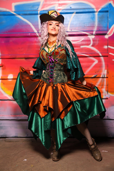 21. Mini Fairy Skirt in Copper Taffeta - A Chest Full of Jewels Collection