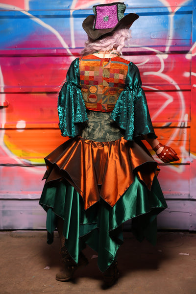 21. Mini Fairy Skirt in Copper Taffeta - A Chest Full of Jewels Collection