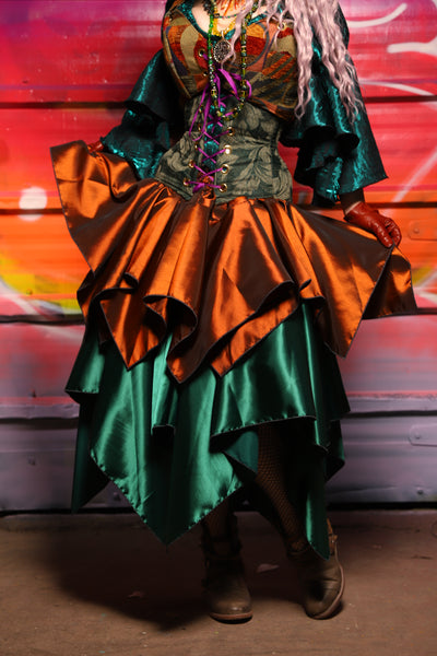 21. Mini Fairy Skirt in Copper Taffeta - A Chest Full of Jewels Collection