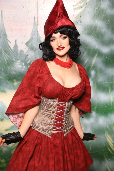 Petite Wench Corset in Ashen Strata - Day 2 of 12 Days of Christmas