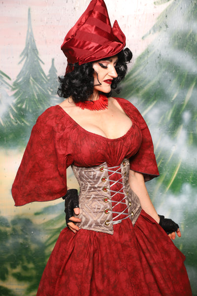 Petite Wench Corset in Ashen Strata - Day 2 of 12 Days of Christmas