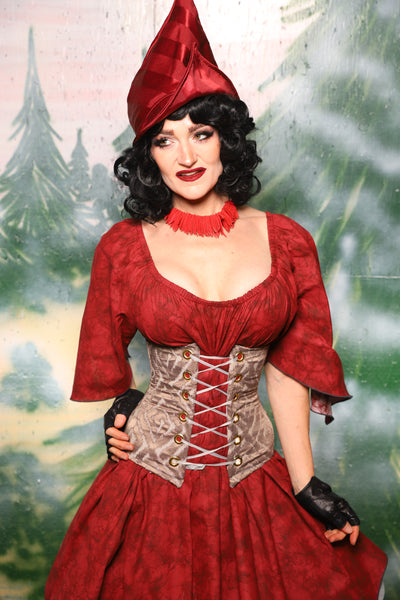 Petite Wench Corset in Ashen Strata - Day 2 of 12 Days of Christmas