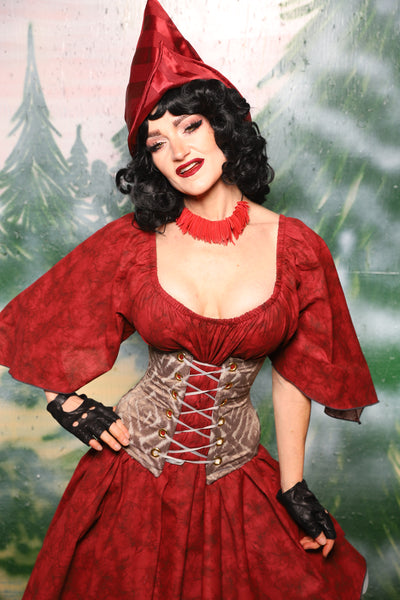 Petite Wench Corset in Ashen Strata - Day 2 of 12 Days of Christmas
