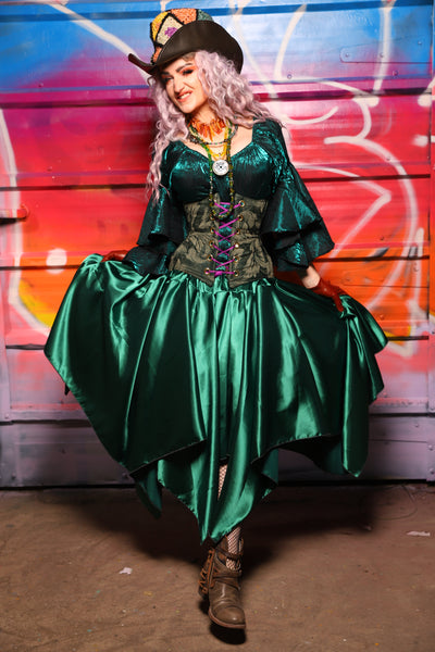 15. Fairy Skirt in Jewelwing Satin - A Chest Full of Jewels Collection