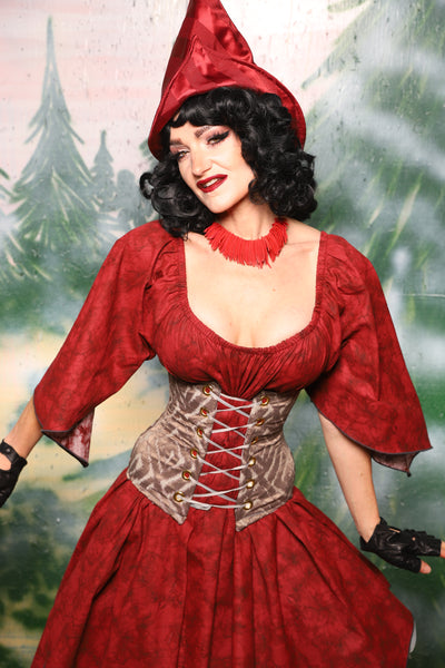 Petite Wench Corset in Ashen Strata - Day 2 of 12 Days of Christmas