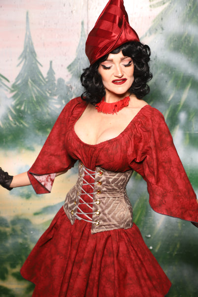 Petite Wench Corset in Ashen Strata - Day 2 of 12 Days of Christmas