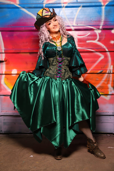 15. Fairy Skirt in Jewelwing Satin - A Chest Full of Jewels Collection