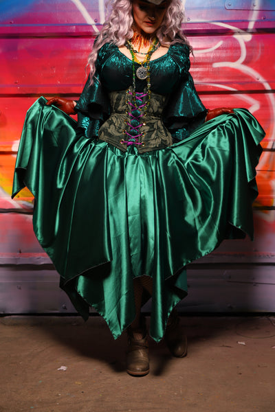 15. Fairy Skirt in Jewelwing Satin - A Chest Full of Jewels Collection