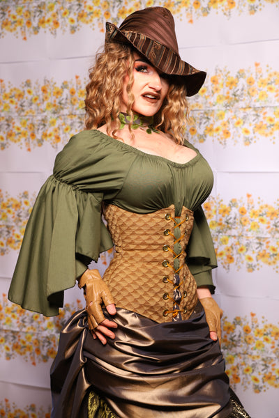 64. Wench Corset In Acorn - The Leave It To Beaver Collection
