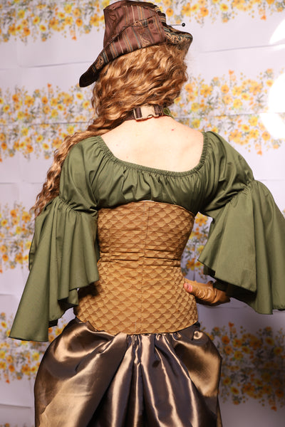 64. Wench Corset In Acorn - The Leave It To Beaver Collection