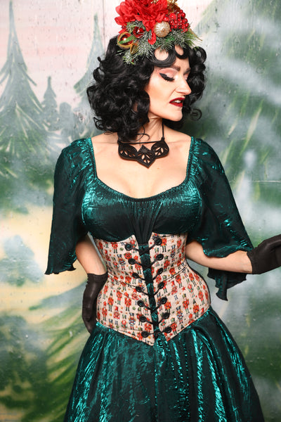 Wench in Black & Green Medallion w/front panels in Toy Soldiers - Day 3 of 12 Days of Christmas
