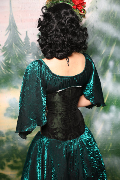 Wench in Black & Green Medallion w/front panels in Toy Soldiers - Day 3 of 12 Days of Christmas