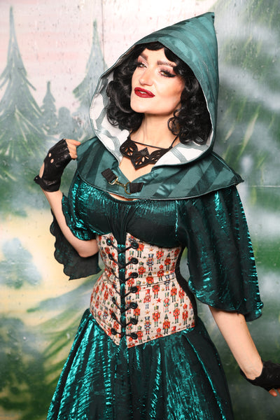 Wench in Black & Green Medallion w/front panels in Toy Soldiers - Day 3 of 12 Days of Christmas