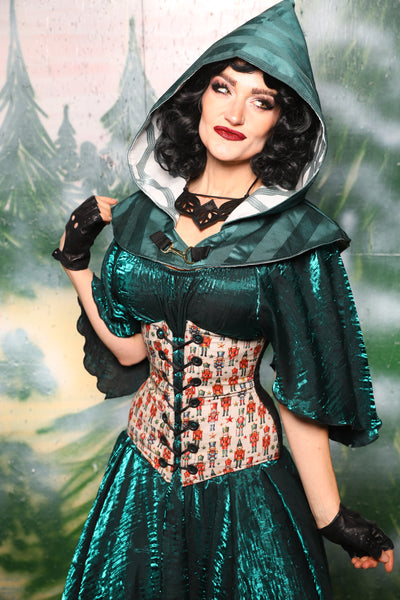 Wench in Black & Green Medallion w/front panels in Toy Soldiers - Day 3 of 12 Days of Christmas