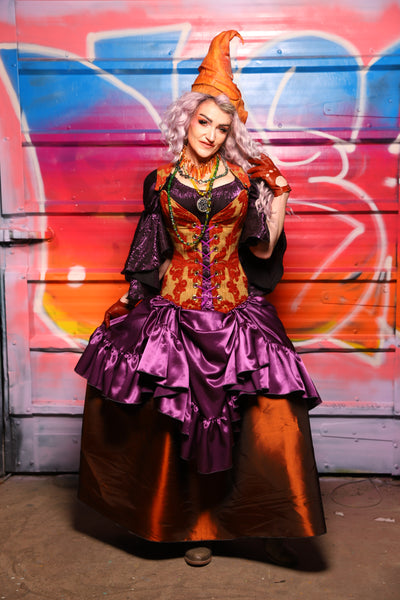 38. Tulip Skirt in Copper Taffeta - A Chest Full of Jewels Collection