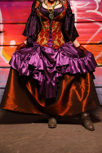 38. Tulip Skirt in Copper Taffeta - A Chest Full of Jewels Collection