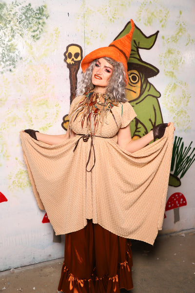Fairy Dress in Sand Textured Spandex - Spooky Saturday Part 1